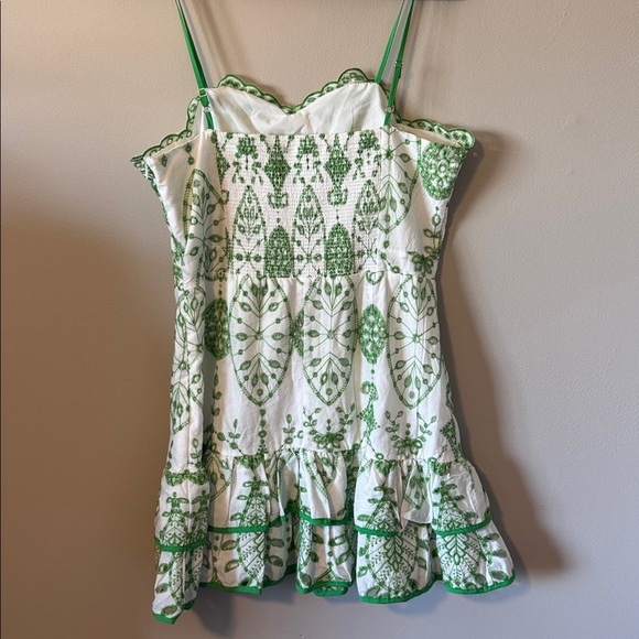 Baby Pink Eyelet Mini Dress - Picture 6 of 8